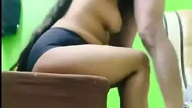 Hardcore sex of sucking a cock and fucking in doggy style