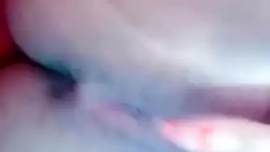 Desi woman enjoys her XXX porn show of naked tits when husband isn't home