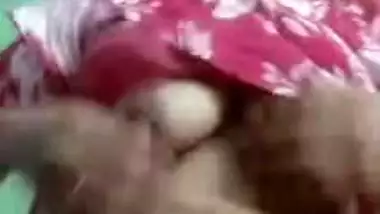 Big ass aunty slapping booty during live call