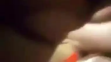 Punjabi sex video of a college couple fucking in bed