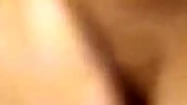 Hot MMS clip of Desi babe getting her shaved XXX slit drilled hard