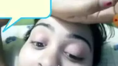 Today Exclusive- Cute Desi Girl Showing Her Boobs And Pussy On Video Call Part 1
