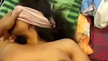 Hardcore desi chudai of a blindfolded desi girl