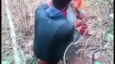 Village aunty is caught fucking outdoor with brother of hubby, Desi mms