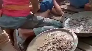 Labour fucking village girl during house construction