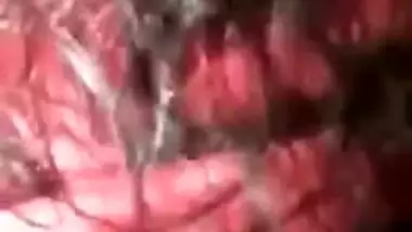 Indian woman flashes her juicy XXX tits and puts hand in sex panties