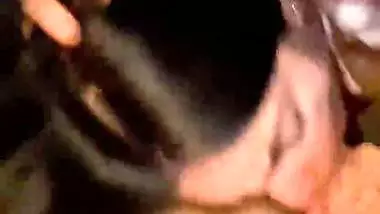 Young girlfriend showing her Naked Boobs n Tits and giving blowjob to BF