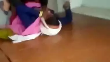 Village aunty boobs press and fucking recorded by other man