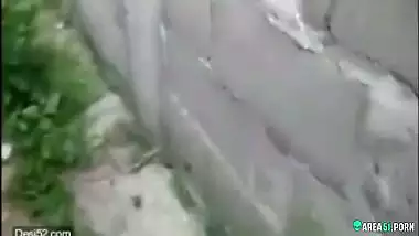 Outdoor sexy school Tamil girl caught has sex with BF, Desi mms sex