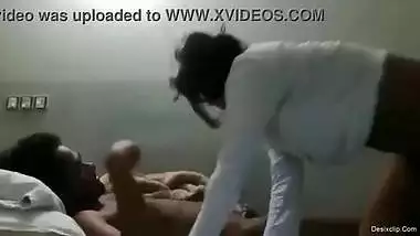DESI COLLEGE GIRL FUCKING WITH LOVER IN HOSTEL UNTIL CUM MOANING & TALKING PART 2