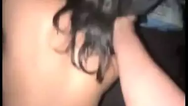 Homemade doggy fucking video of desi couple MMS